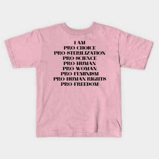 I Am Pro Every Human Right Kids T-Shirt